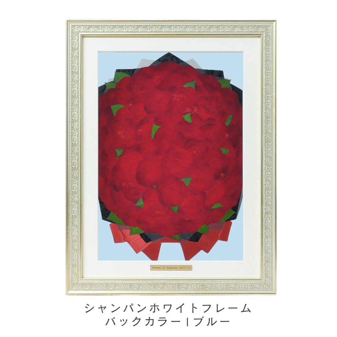 108 Roses【バラ限定】押し花Lサイズ 80～108輪の花束アレンジ 選べる