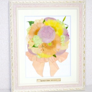ブーケ保存　押し花
