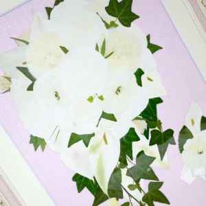 ブーケ押し花　保存１