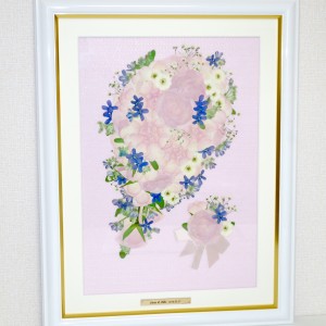 押し花保存　ブーケ１