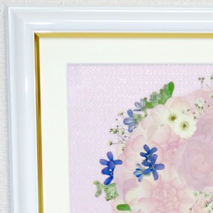 押し花保存　ブーケ３