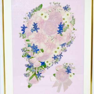 押し花保存　ブーケ４