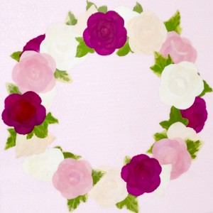 花冠 押し花 保存3