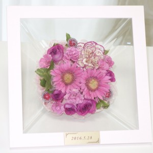 誕生日花束保存　ガーベラ