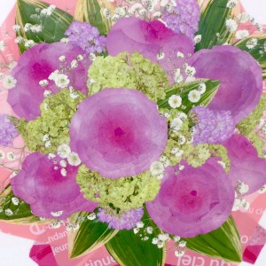 花束保存　バラ３
