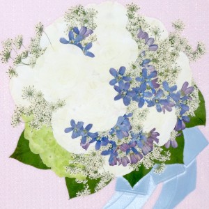 ブーケ押し花