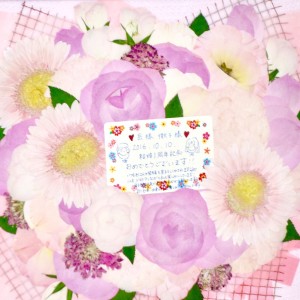 結婚一年目 花束保存 バラ2