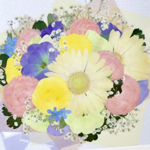 花束保存　押し花１