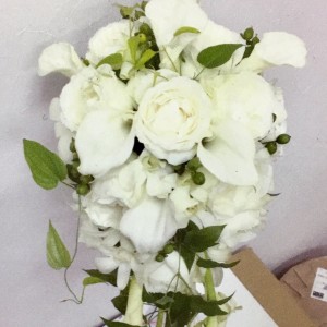 ブーケ保存　押し花ブーケ３
