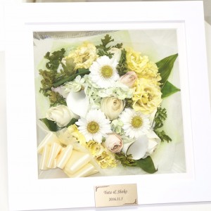 花束保存　結婚式