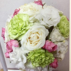 ブーケ保存 押し花